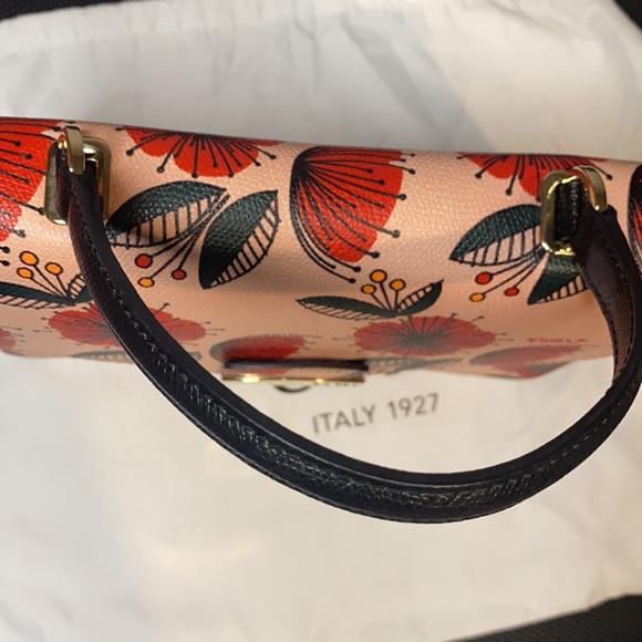 Furla Floral Printed Moonstone Leather Metropolis - Picture 8 of 9